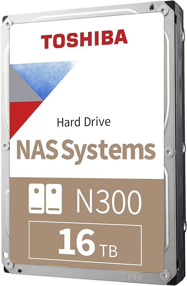 HD Interno Toshiba N300 16TB 3,5' NAS HDWG51GXZSTA | TNT Info