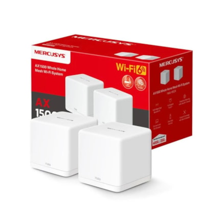 Roteador Mesh Wi-fi 6 Mercusys Halo H60x AX1500 Gigabit 2PACK - Melhor ...