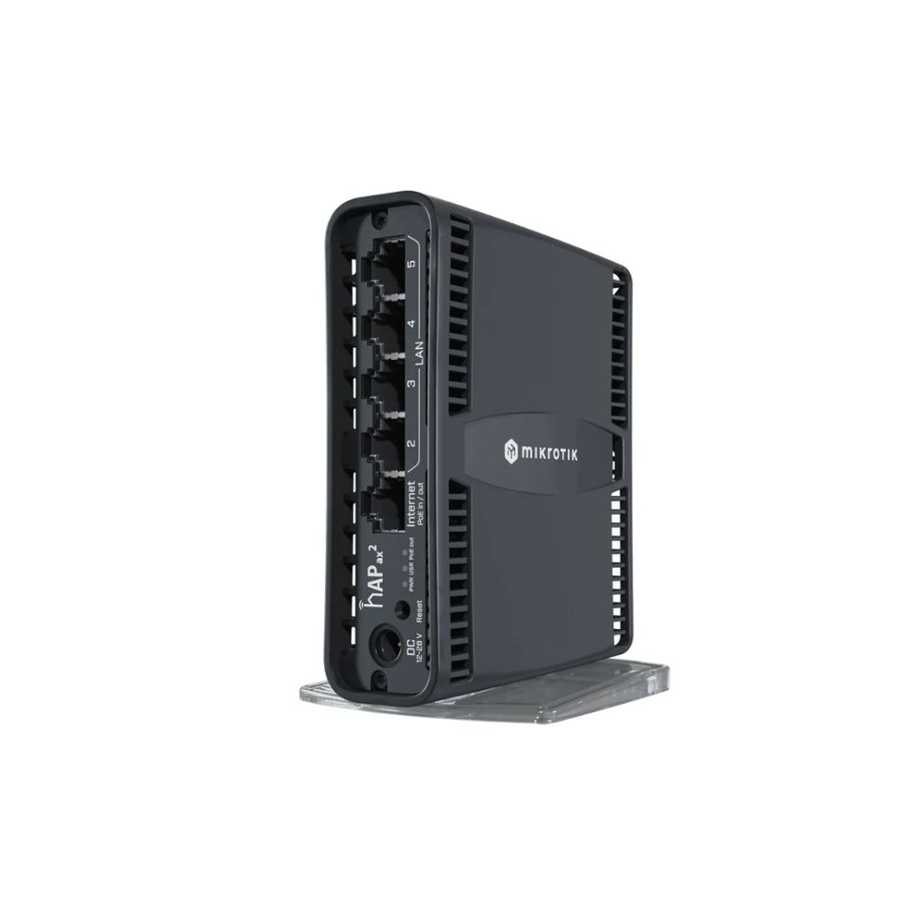 hapikuro Roteador MikroTik hAP ax2 | Roteador Wi-Fi | C52iG-5HaxD2HaxD-TC