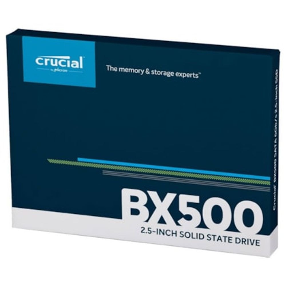 SSD Crucial 500GB BX500 3D Nand SATA3 2,5 7MM Leitura 550MB/S