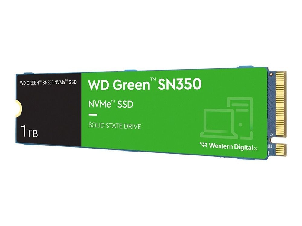 WD Green SN350 NVMe SSD 1TB M.2 動作確認済み SSD M.2 NVME 1TB Western Digital WD Green SN350 Velocidade de